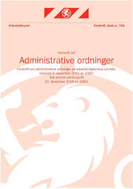 Administrative ordninger